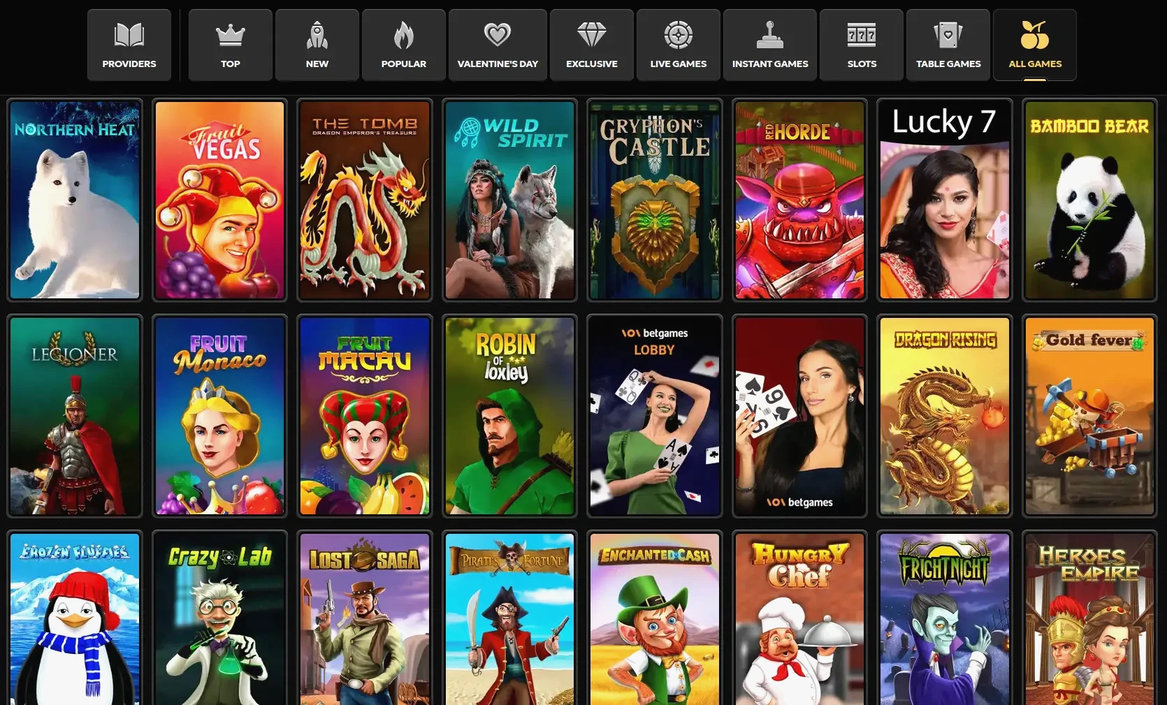 Wild Robin casino app interface op smartphone